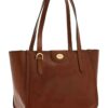 The Bridge Cityshopper kaffee Glatte Rindleder