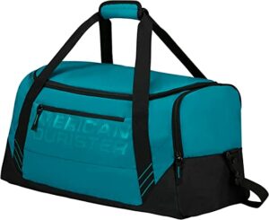 American Tourister Reisetasche mit Reißvers schwarz / blau Nylon