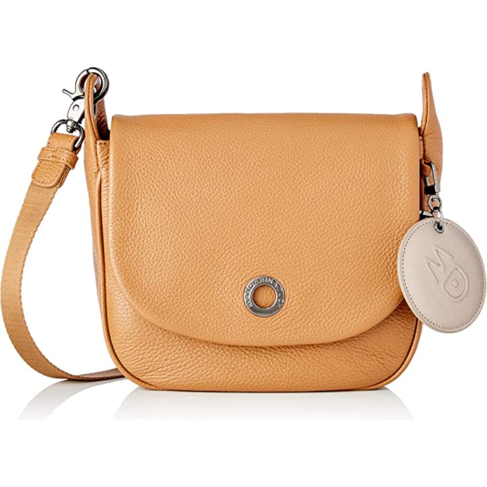 Mandarina Duck Crossbag beige Glatte Rindleder