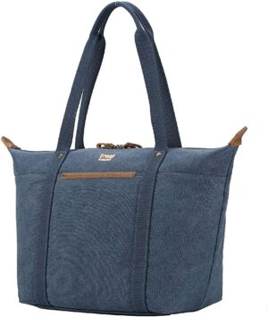 TROOP CITYSHOPPER blau Stoff mit Leder