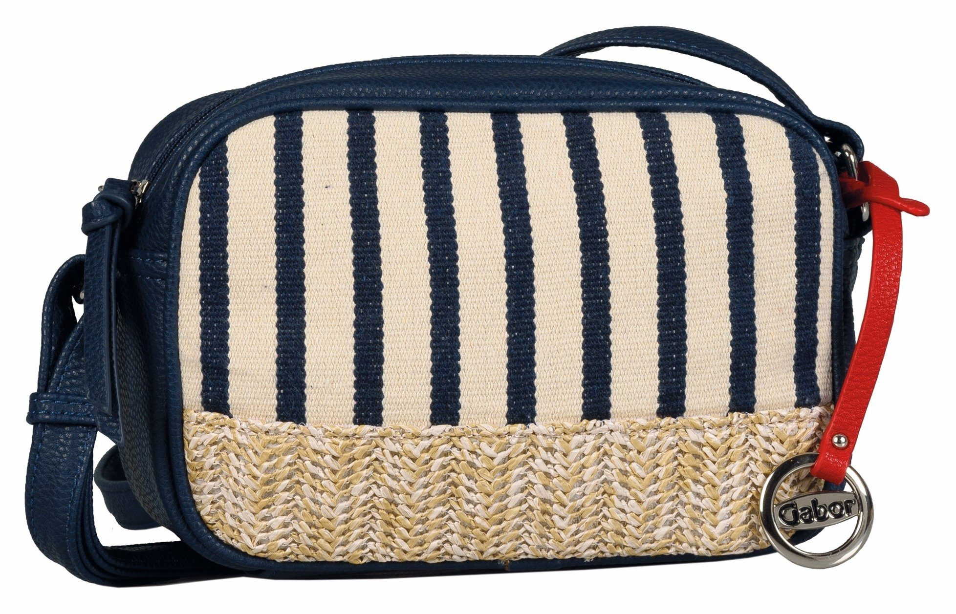 Gabor Julie Cross Bag S Stripes Blue Blau