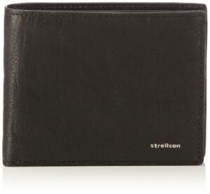 Strellson SCHEINTASCHE schwarz Genarbte Rindleder