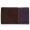 BGENTS Doubleprint Wollschal mit Paisleys und Punkten in Blau