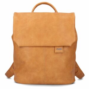 Zwei Cityrucksack Mademoiselle.M MR8 Canvas-Curry Gelb