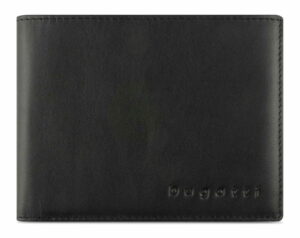 Bugatti Brieftasche Super Slim Horizontal Schwarz