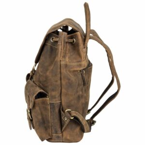 GREENBURRY Freizeitrucksack natur Fett-/Naturleder