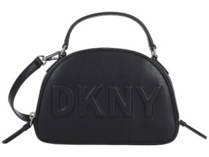 DKNY Handtasche mit Reißversc schwarz / weiß Nylon