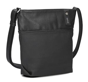 Zwei HANDTASCHE schwarz div. Synth.