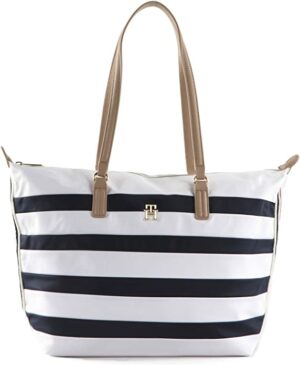 Tommy Hilfiger Shopper Poppy Tote Bag Breton Stripes