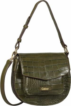 Gabor Livia Saddle Bag Croco Khaki