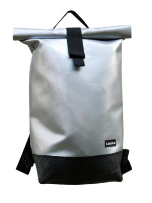 LEONCA Rollrucksack LKW-Plane Silber L