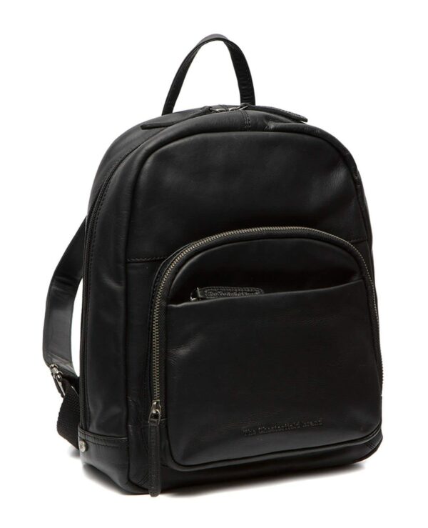 The Chesterfield Brand Cityrucksack schwarz Glatte Rindleder