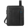 Piquadro BUSINESSUMHÄNGER schwarz Nylon mit Leder