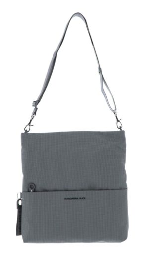 Mandarina Duck HANDTASCHE M. ÜBERSCHLAG hellgrau NYLON