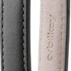 Orbitkey SCHLÜSSELANHÄNGER grau glatte Rindleder