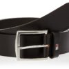 Tommy Hilfiger NEW DENTON BELT 4.0 115 cm Schwarz