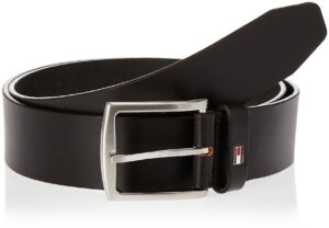 Tommy Hilfiger NEW DENTON BELT 4.0 115 cm Schwarz