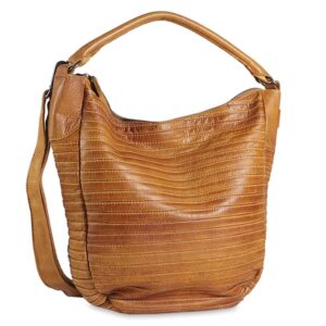 FREDsBRUDER HOBO cognac glatte Rindleder