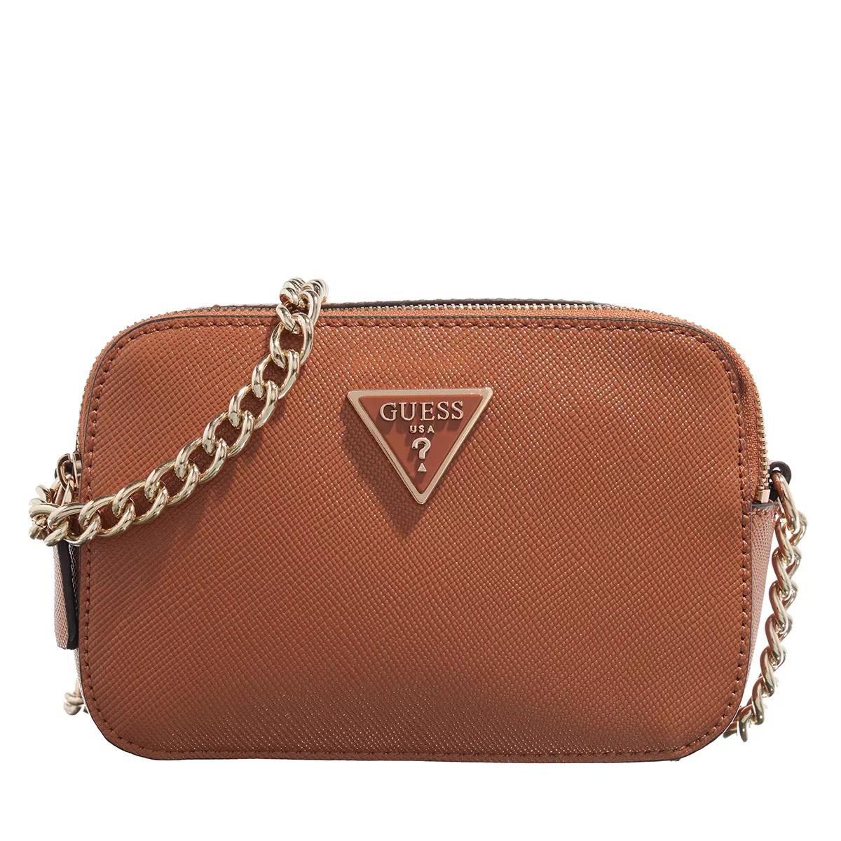 GUESS Camera Bag cognac