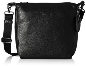 Mandarina Duck CROSSBAG schwarz Genarbte Rindleder