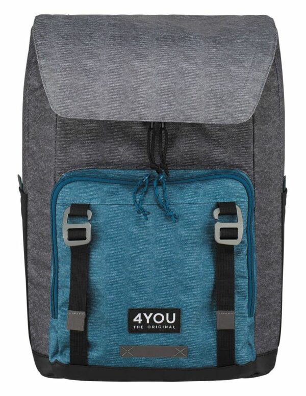 4YOU Schulrucksack Streets Blau