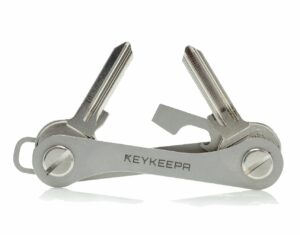 Keykeepa Schlüsselorganizer Classic Steel Silber
