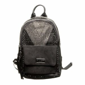 Mandarina Duck RV-HANDTASCHE dunkelgrau genarbte Rindleder