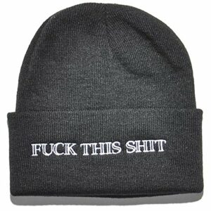 Kreem Kreem Fuck This Beanie coole Winter-Mütze für Sie und Ihn 9143-5201/0010 S...