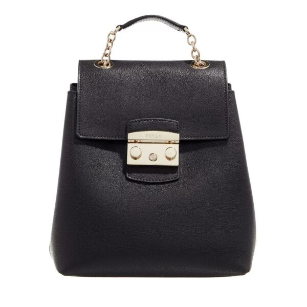 Furla Rucksack schwarz