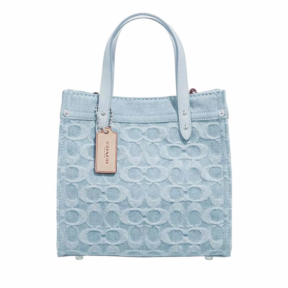 Coach Tote hell-blau