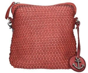 Harbour 2nd HANDTASCHE rot glatte Rindleder