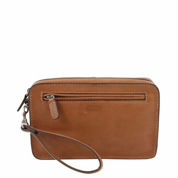 Picard Handgelenktasche Toscana Camel Cognac
