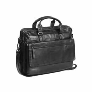 The Chesterfield Brand Leder Laptoptasche Schwarz René Black Label