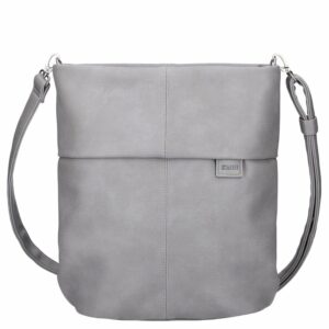 Zwei Umhängetasche Mademoiselle M12 Canvas-Grey Grau