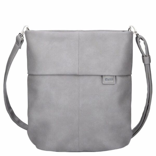 Zwei Umhängetasche Mademoiselle M12 Canvas-Grey Grau