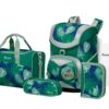 Samsonite Schulrucksack Ergofit Set 6tlg. Jungle Vibes Grün