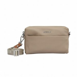 Maitre MOD. HANDTASCHE taupe Nylon mit Leder