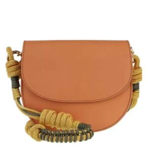 Closed Crossbody Bag beige