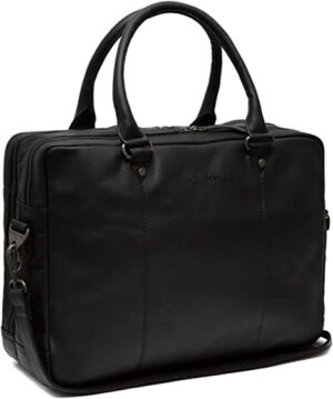 The Chesterfield Brand Laptoptasche schwarz Fett-/Naturleder