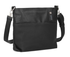 Zwei HANDTASCHE MIT RV schwarz SYNTHETIK