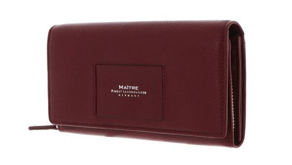 Maitre LANGBÖRSE rot glatte Rindleder
