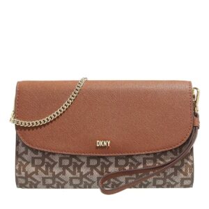 DKNY Wallet On A Chain Chino Caramel Braun