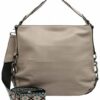 FREDsBRUDER HOBO grau glatte Rindleder