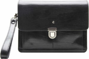 Esquire Handgelenktasche Toscana Schwarz