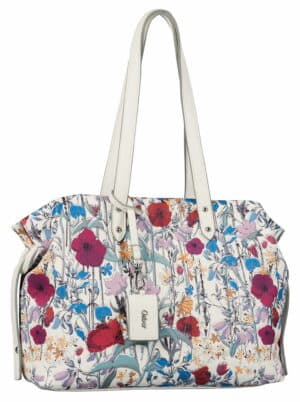 Gabor Fabiola Zip Shopper L Flower Multi Weiß