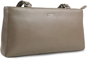 Picard HANDTASCHE taupe glatte Rindleder