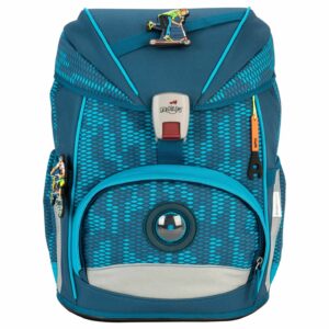 DerDieDas Schulrucksack ErgoFlex Set 5tlg. Trendsport Blau