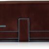 Piquadro RV-BÖRSE dunkelbraun Kalbleder