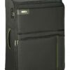 d & n Lederwaren 4R-WEICHGEPÄCKTROLLEY grau Nylon