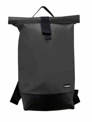 LEONCA Rollrucksack LKW-Plane Anthrazit M